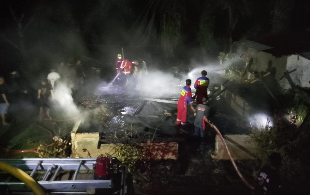 2 Motor Ikut Terbakar, Ini Penyebab Kebakaran di Kecamatan Padang Jaya