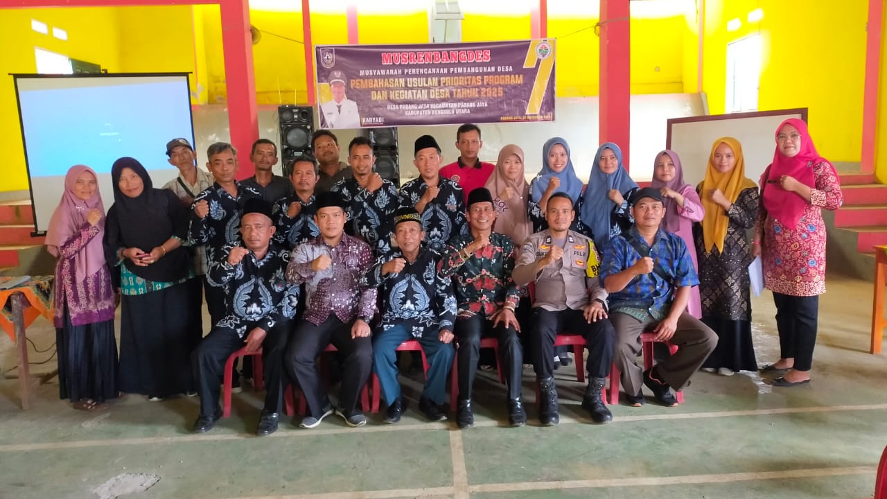 Lewat Musrenbangdes, Masyarakat Padang Jaya Usulkan Pembangunan Jalan Hotmix dan Pengolahan Pupuk Organik