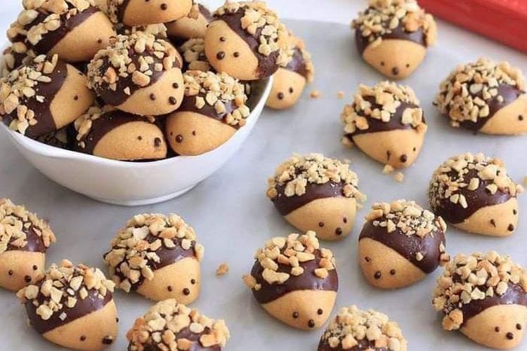 Cookies Landak yang Menggemaskan untuk Mengisi Toples di Hari Raya!