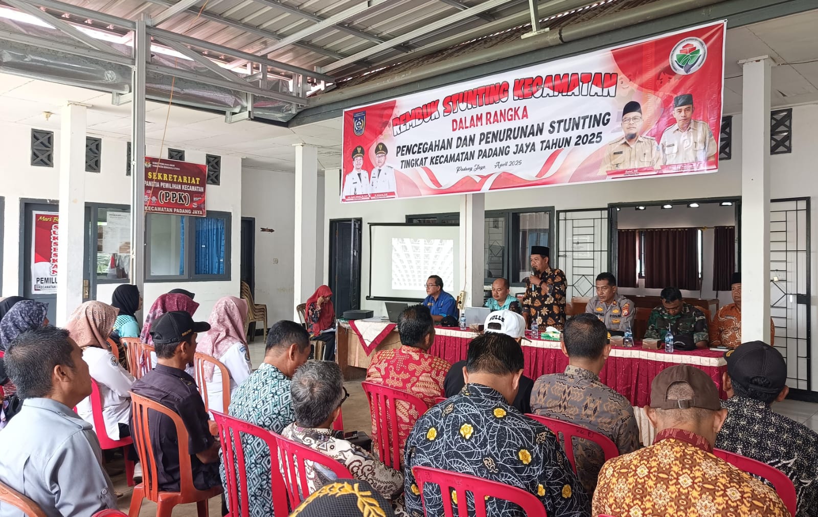 Kecamatan Padang Jaya Gelar Rembuk Stunting, Perkuat Kolaborasi Antar Desa 