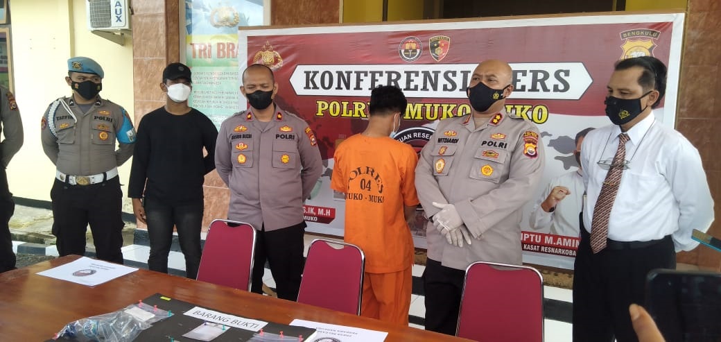 Lagi, Polres Mukomuko Ringkus Pengedar Sabu