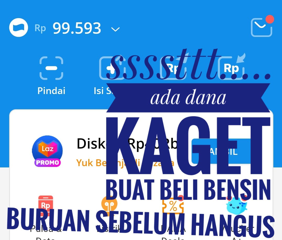 Link Dana Kaget 11 Juni, Ada Uang Bensin Gratis Rp95 Ribu, Buruan Klaim Sebelum Hangus