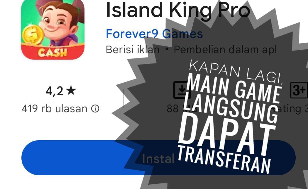 Ini loh Game Penghasil Saldo Gratis Rp450 Ribu Setiap Hari