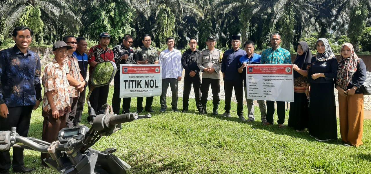 Pemdes Talang Arah Salurkan BLT dan Realisasikan Pembangunan Fisik Bersumber dari Dana Desa TA 2023