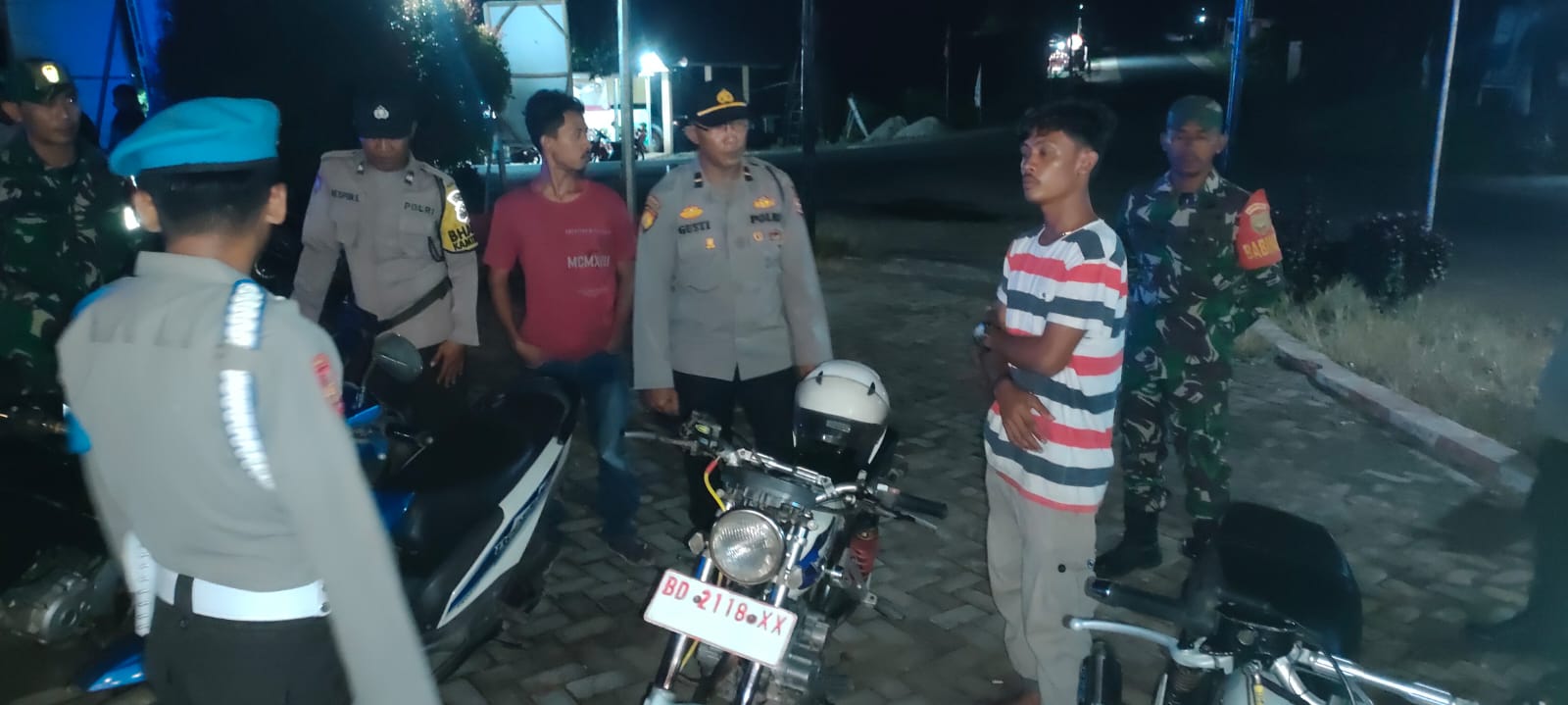 Cooling System Jelang Pemilu, TNI-Polri di Ketahun Kompak Patroli di Tempat-tempat Rawan Kriminalitas