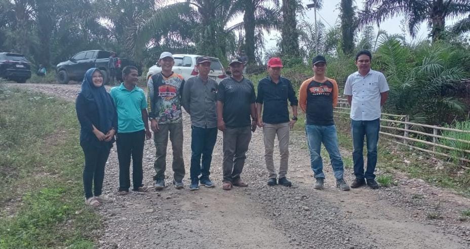 Jalan Penghubung dari Tanjung Sari-Bangun Karya Dibangun Melalui APBD-P 2023