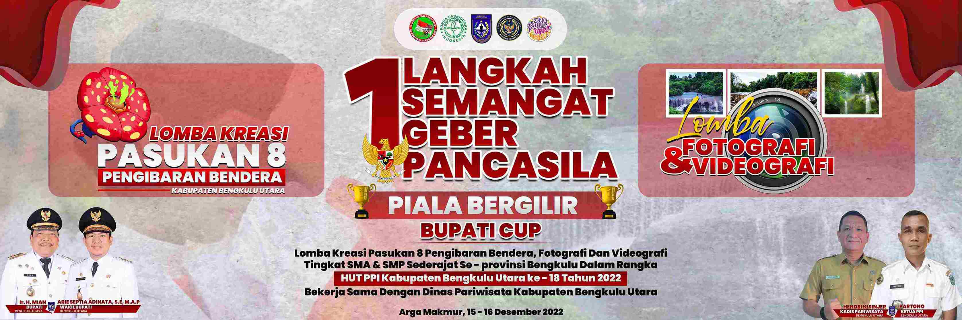 Ikuti, Lomba Foto, Videografi dan Kreasi Paskibra Piala Bupati Cup 2022