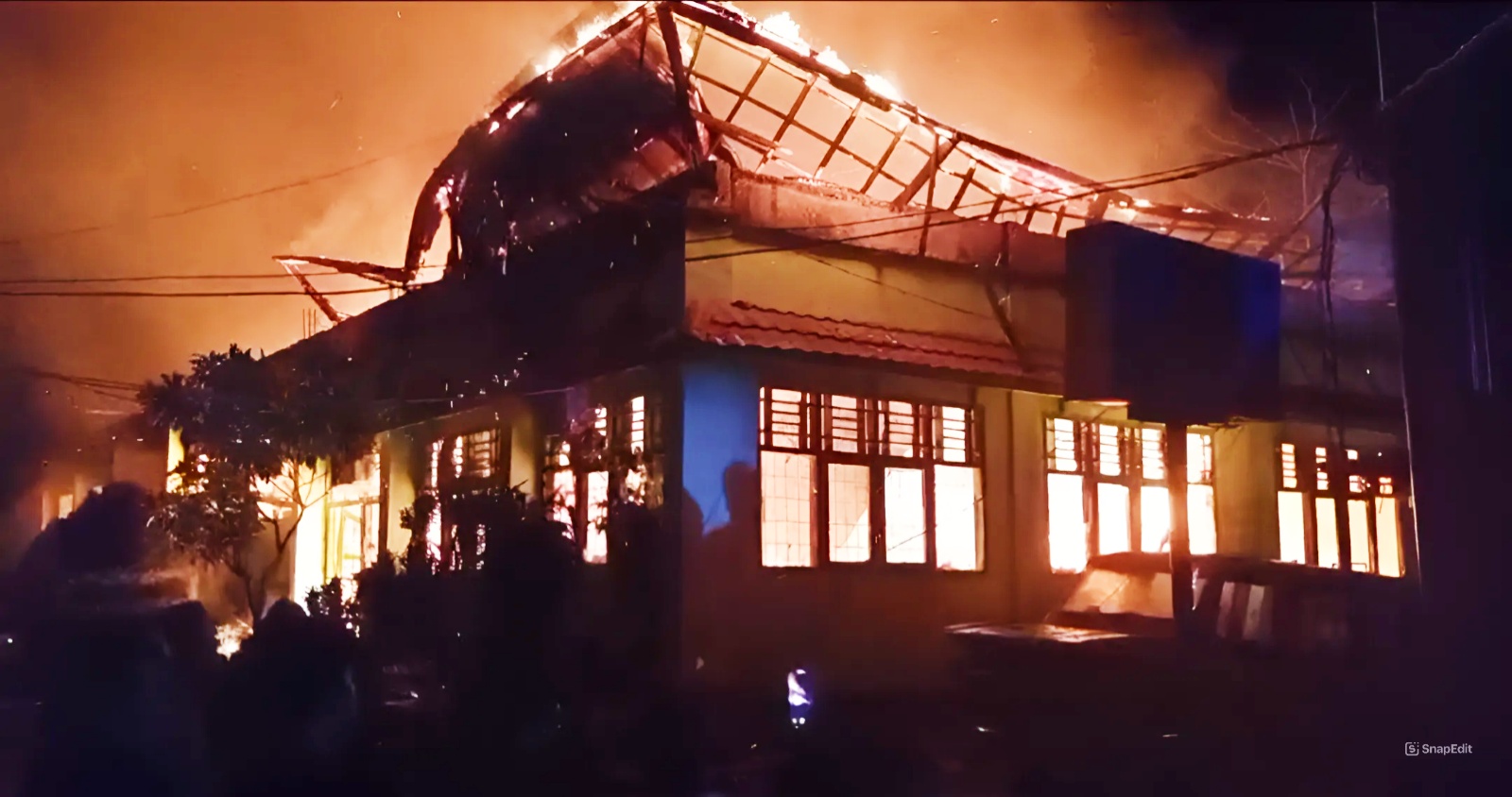 Keterangan Polisi, Kebakaran di SMKN 05 Bengkulu Utara Telan Kerugian Hingga Rp 7 Miliar