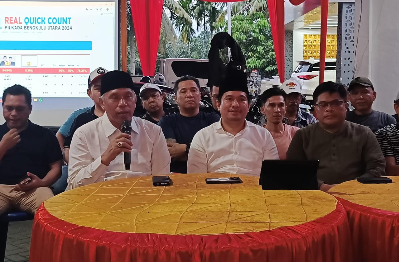 Setelah Klaim Kemenangan, Tim Pemenangan Arie - Sumarno Minta Para Pendukung Kawal Hingga Pleno KPU