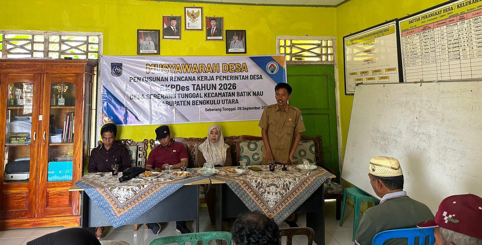Pemdes Seberang Tunggal Gelar Musdes, Sepakati Rancangan RKPDes 2026