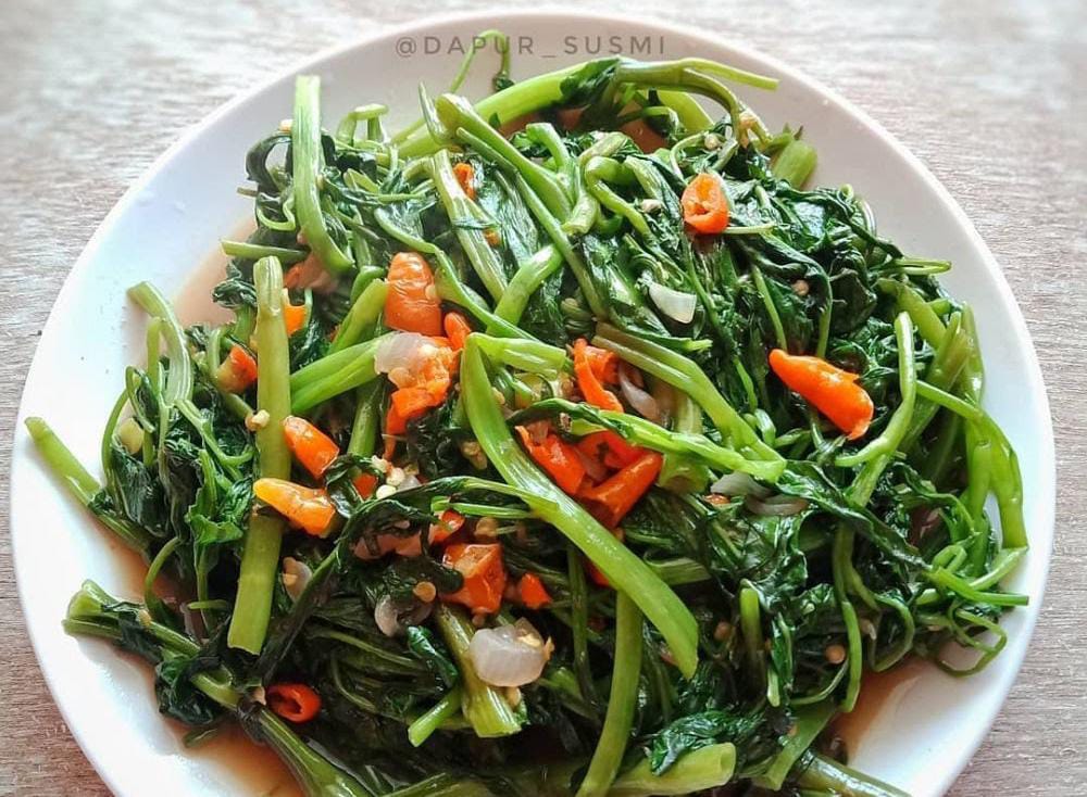 Sederhana dan Praktis, Begini Resep Masak Tumis Kangkung Terasi Ala Anak Kos