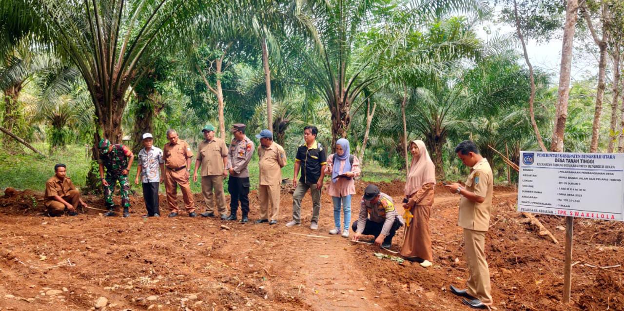 Gerak Cepat, Pemdes Tanah Tinggi Sertifikasi Fisik Hasil Realisasi Dana Desa 2023