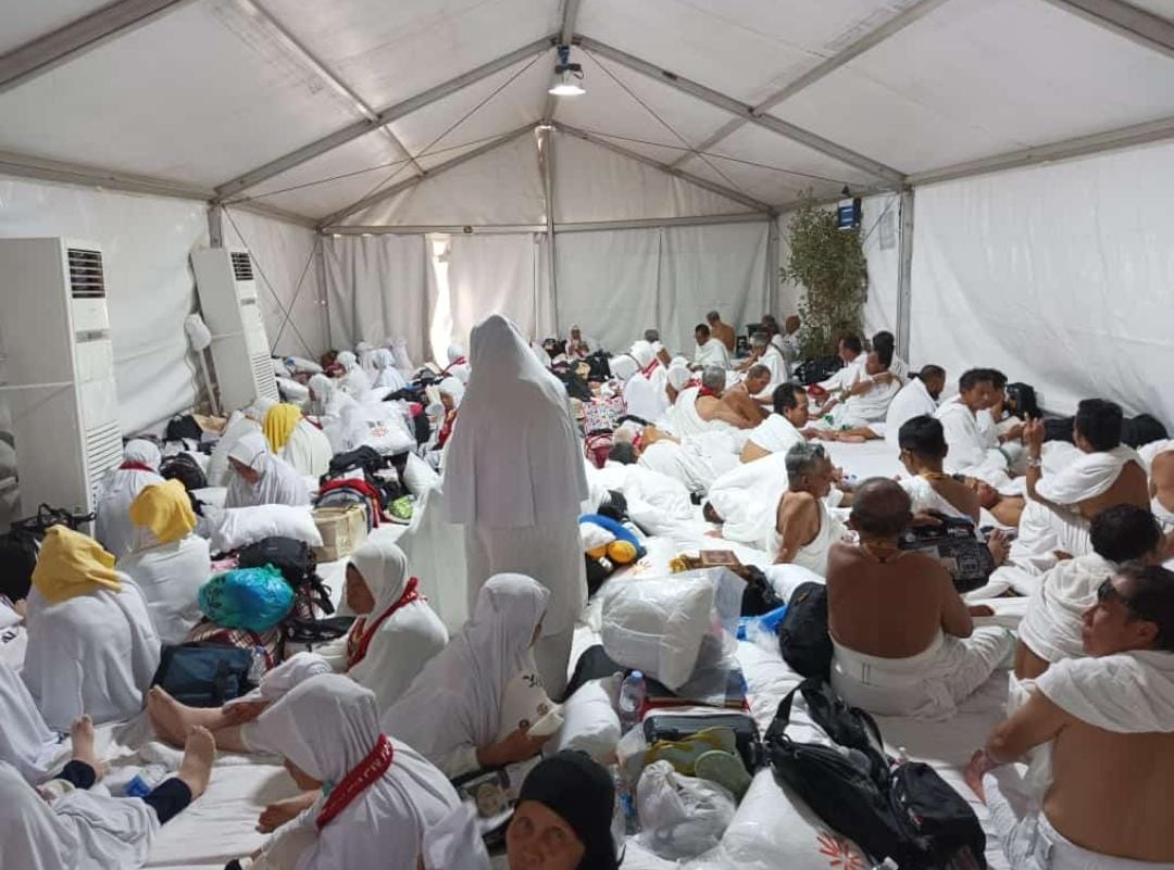 Jamaah Haji Indonesia Mulai Tempati Tenda di Arafah