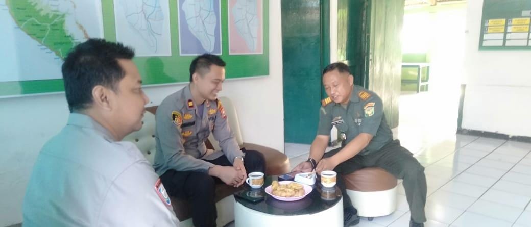 Datangi Koramil 0423-01 Ketahun, Ini yang Dibahas Kapolsek dan Danramil