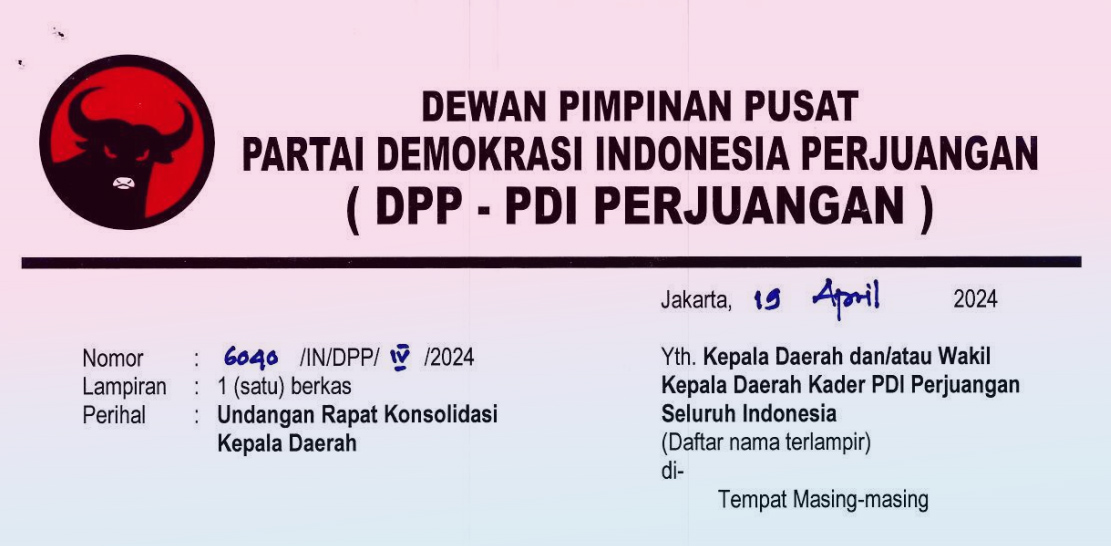 Ini 3 Kader PDIP Bengkulu yang Diundang Konsolidasi Kepala Daerah