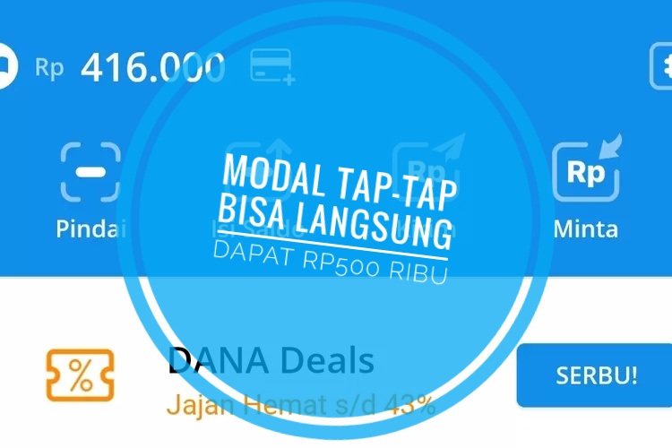 Jangan Ketinggalan, Cuma Tap-Tap Handphone Langsung Dapat Dana Rp500 Ribu