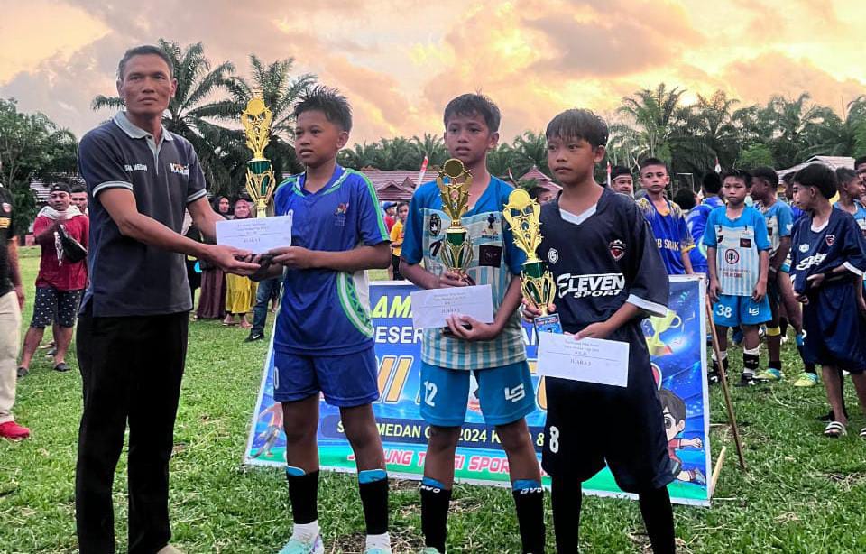 Turnamen Mini Soccer U 10 dan U 11 Desa Suka Medan Cup 2024 Sukses Digelar, Berikut Juaranya