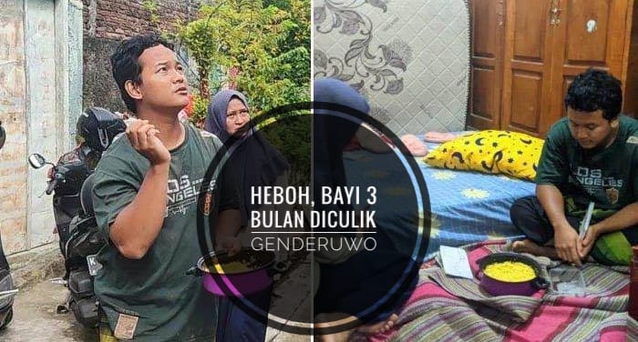 Genderuwo Difitnah Menculik Bayi 3 bulan di Pati, Ternyata Sang Bayi Dibuang Ayah Sendiri