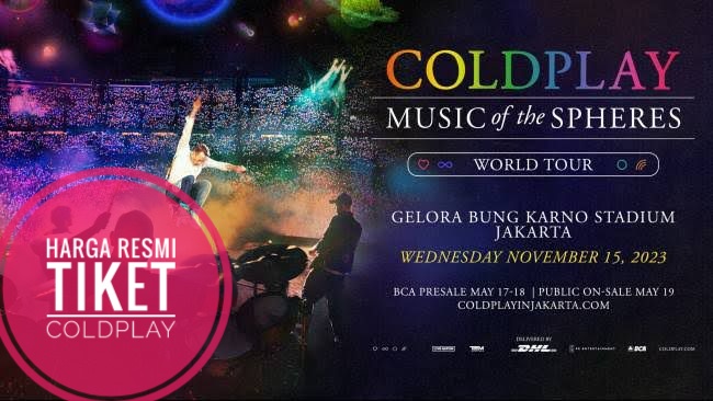 Segini Perkiraan Harga Tiket Konser Coldplay Setelah Kena Pajak, Paling Murah Rp960 Ribu