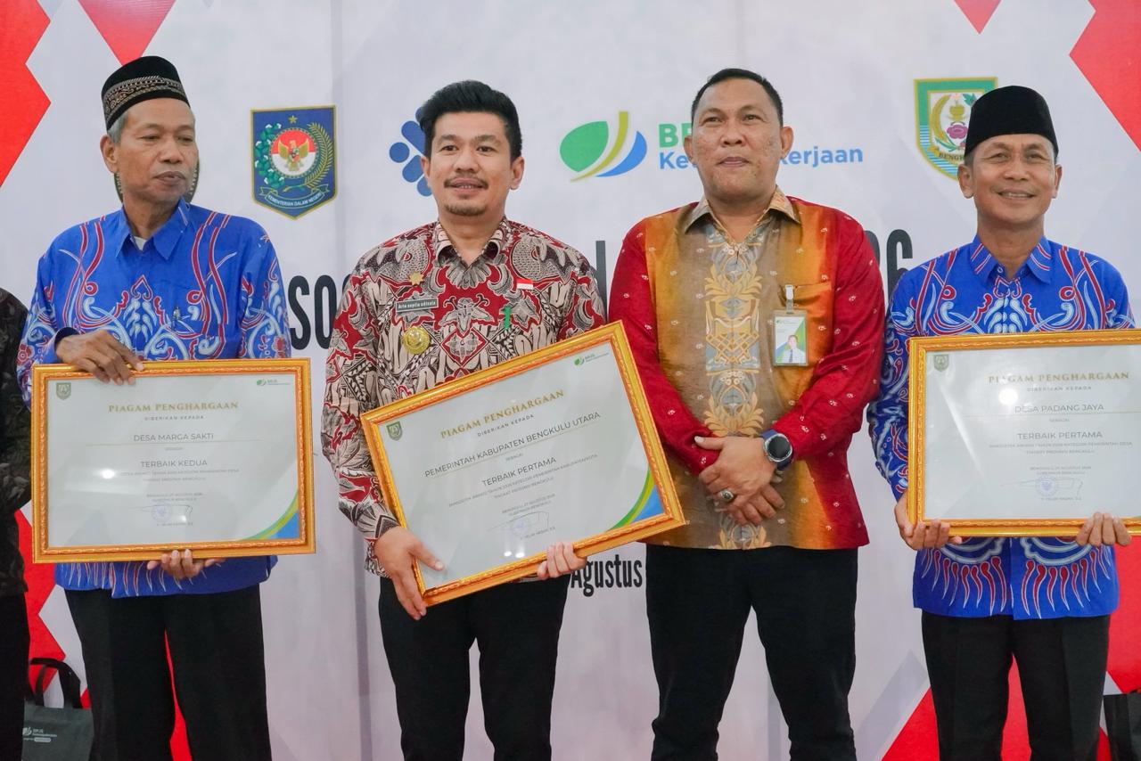 Dua Kades di Padang Jaya Bawa Nama Baik Daerah, Bupati Arie: Alhamdulillah Bengkulu Utara Terbaik Pertama