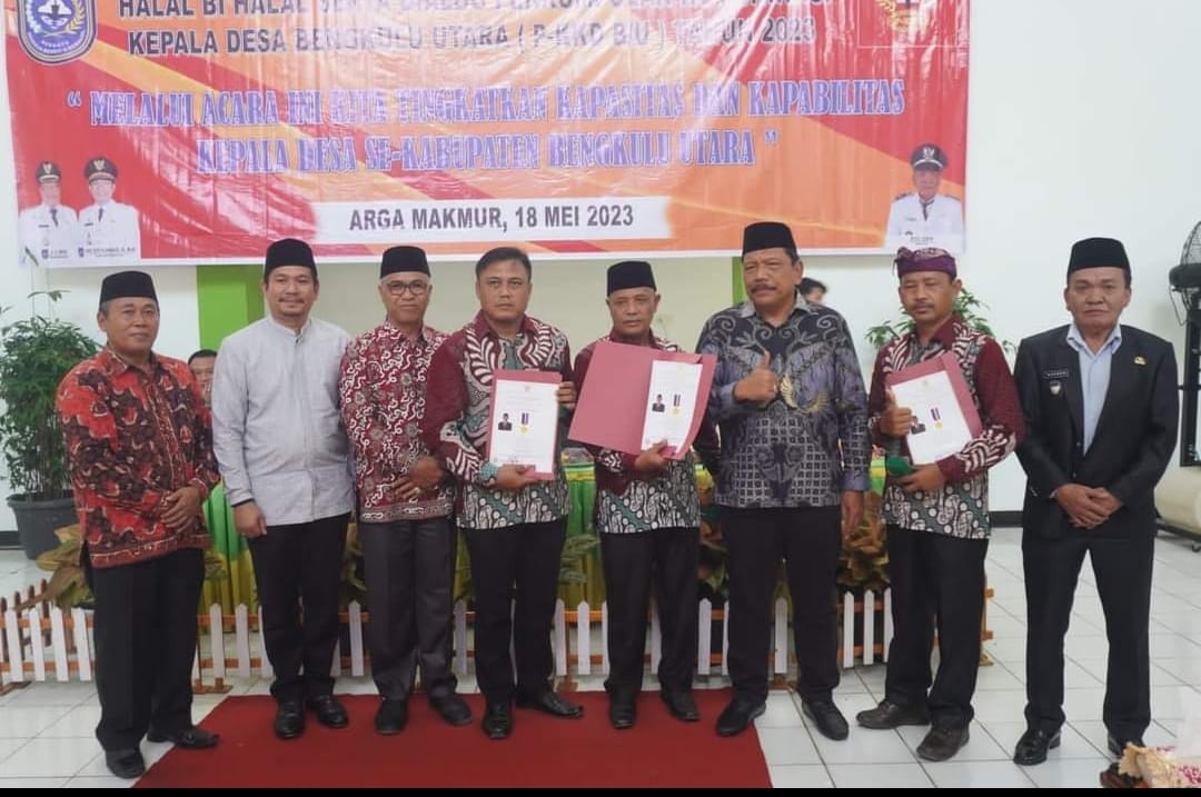 Kemendes RI Beri Piagam dan Lencana ke 7 Desa di Bengkulu Utara, 5 Desa Diantaranya dari Ketrina