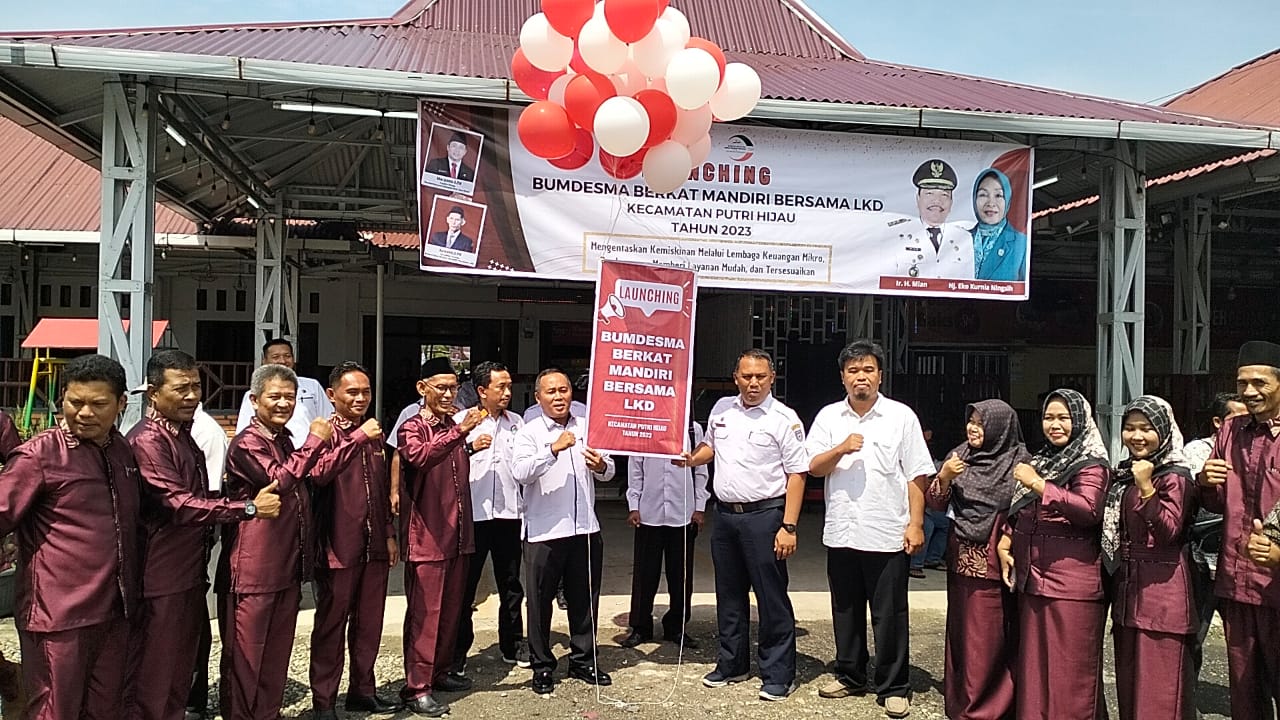 Pertama di Provinsi Bengkulu, BUMDESMA Berkat Mandiri Bersama LKD Putri Hijau Resmi di Launching