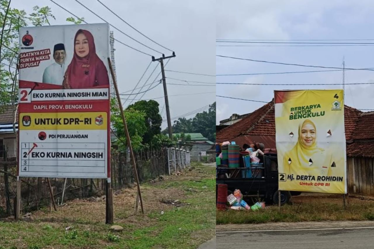 Banyak Caleg yang Tak Kooperatif, Mulai dari Baliho Istri Bupati sampai Gubernur Masih Terpampang di Jalan