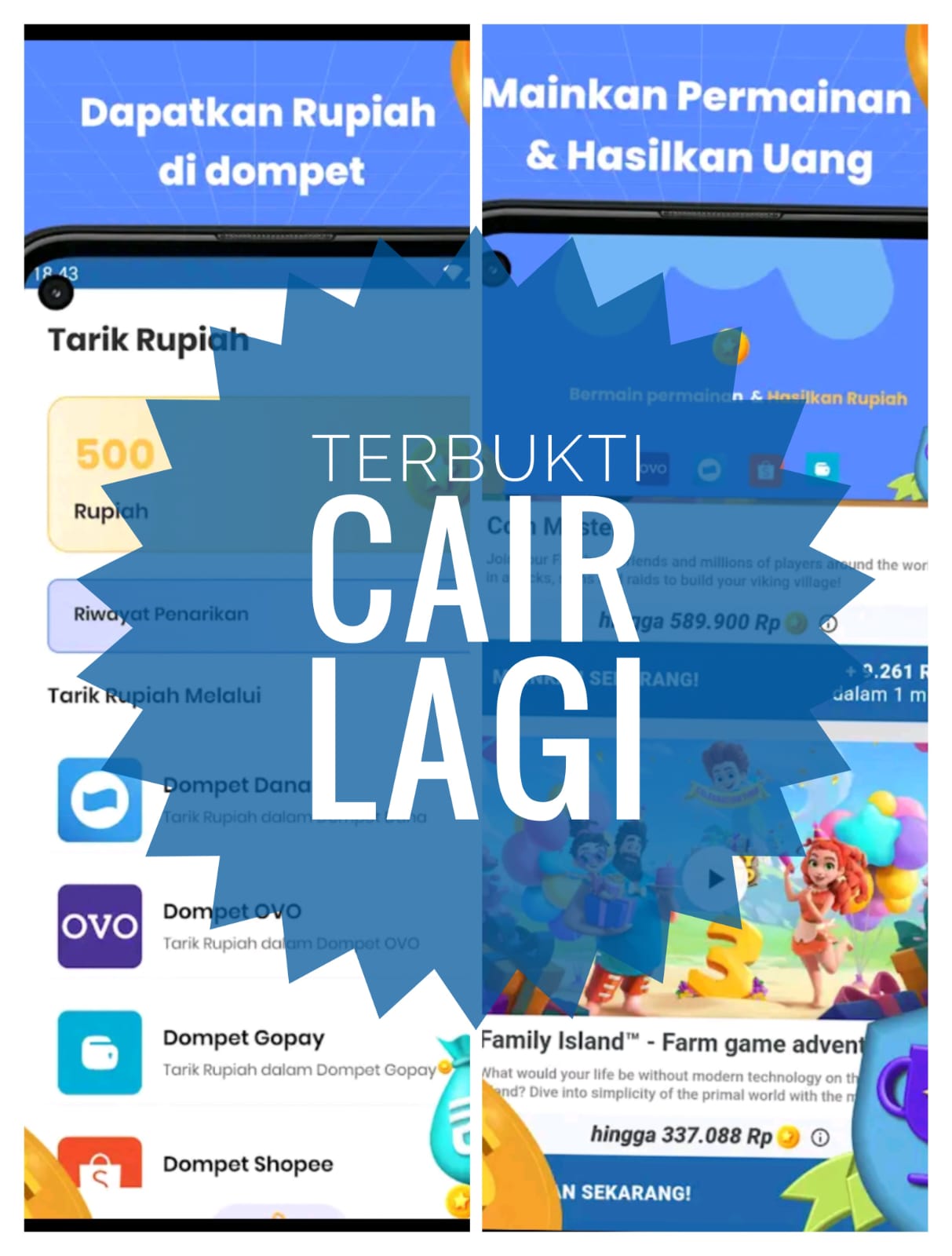 Terbukti Cair, Mainkan Game ini, Saldo Dana Gratis Terus Bertambah Hingga Rp 337.000 Setiap hari 