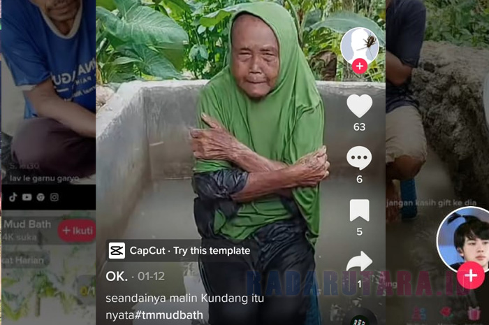 Sindikat Agency Live TikTok, Ini Bahayanya Nenek Mandi Lumpur Tengah Malam