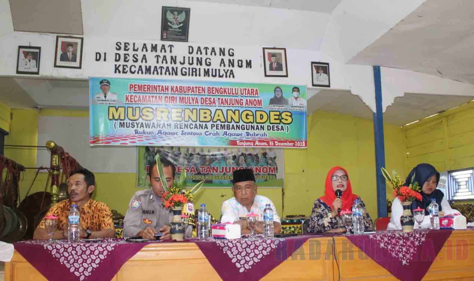 Kuatkan Ekonomi Warga, Pemdes Tanjung Anom Gelar Musrenbangdes TA 2024