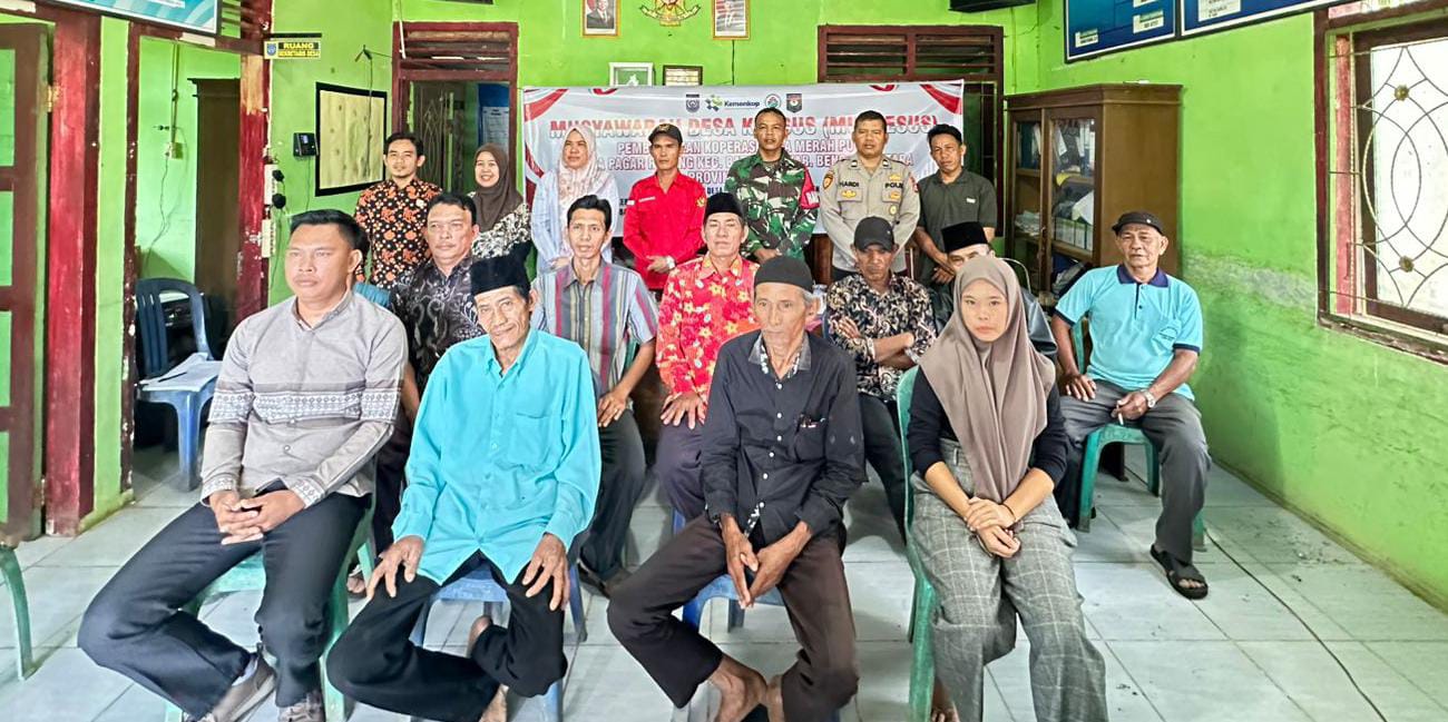 Bentuk Koperasi Desa Merah Putih, Pemdes Pagar Ruyung Gelar Musdessus