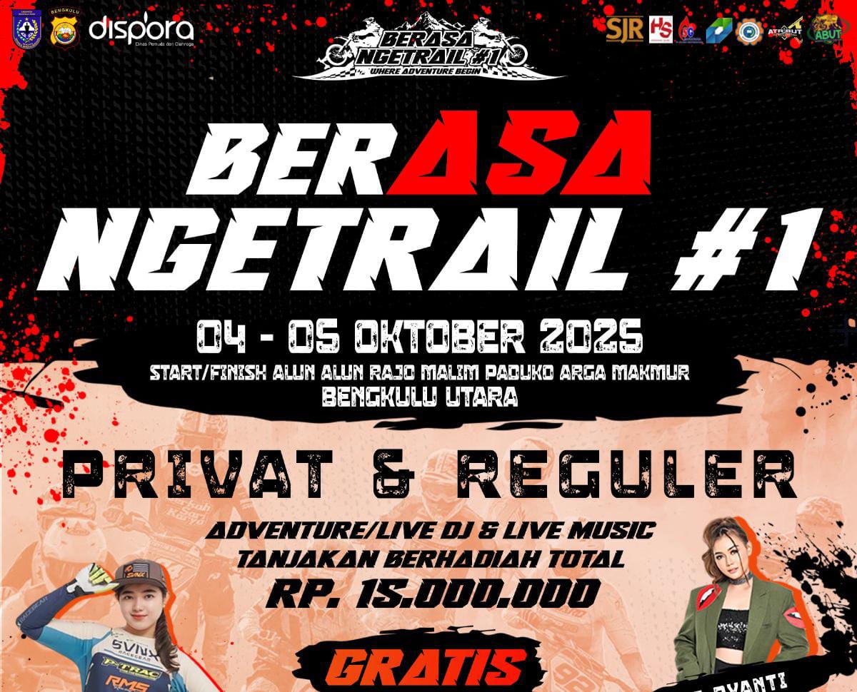 Bupati Arie Septia Adinata Undang Seluruh Rider Jelajahi Keindahan Alam dalam Event 'BerASA Ngtrail #1'