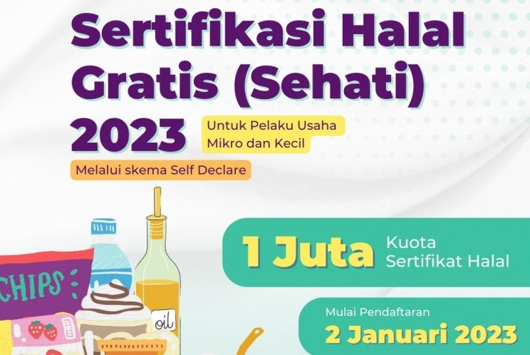 Sehati 2023, Sertifikasi Halal Gratis! Begini Caranya