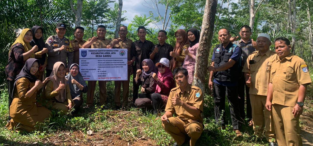  Gelar Titik Nol, Kades Gardu Ajak Masyarakat Awasi Bersama