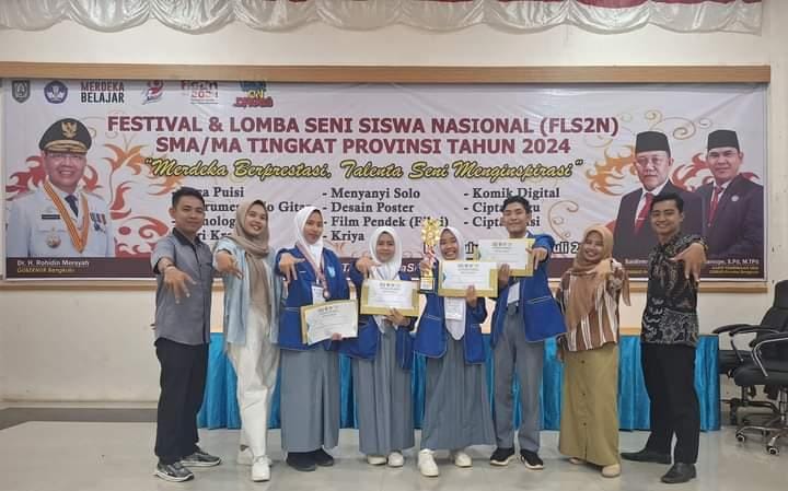 Pelajar SMAN 12 Bengkulu Utara Kembali Menjadi Anggota Paskibra dan Ikuti Seleksi FLS2N Tingkat Nasional