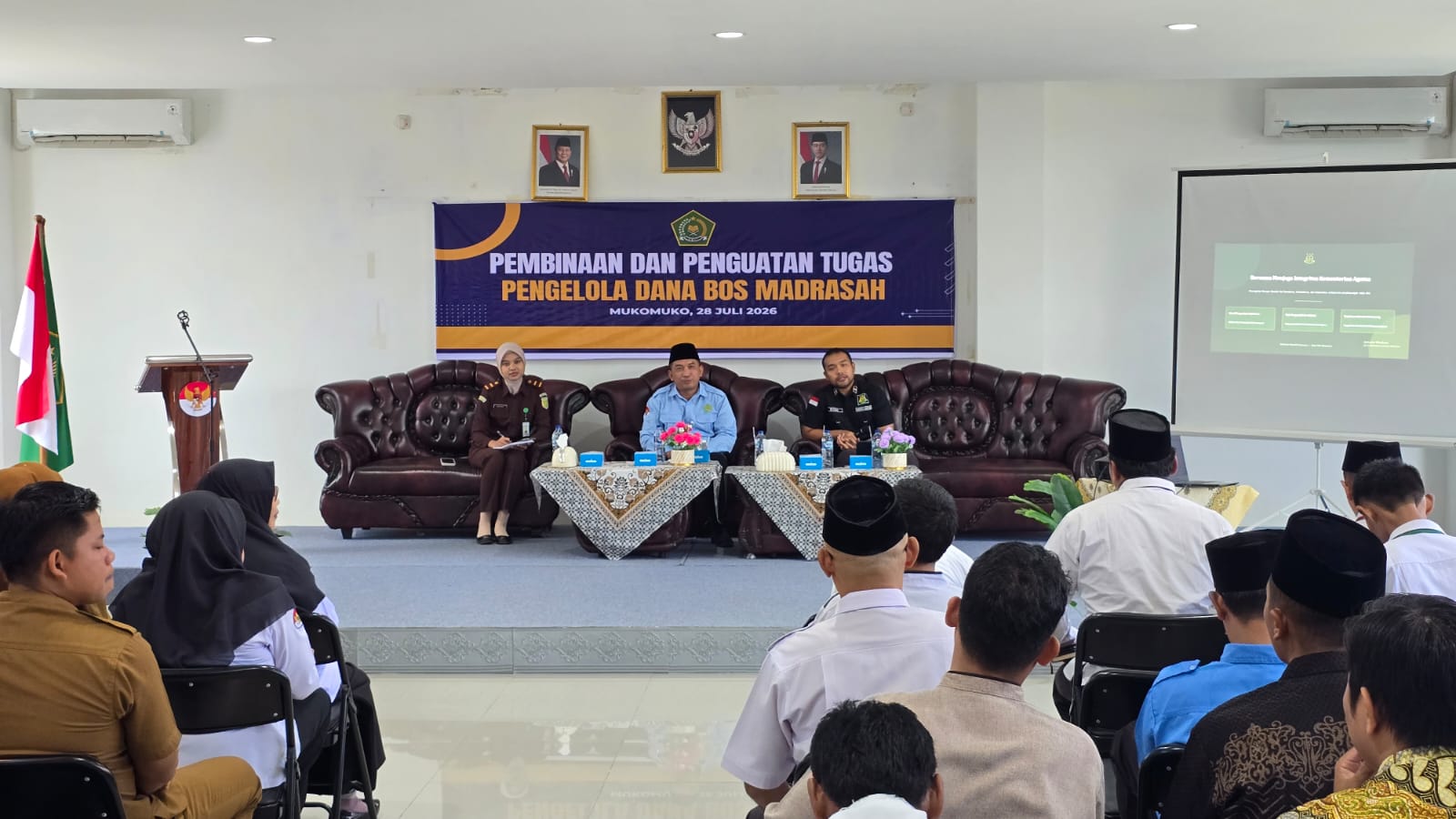 Libatkan Kejaksaan, Kemenag Mukomuko Bekali Madrasah Soal Pengelola Dana BOS