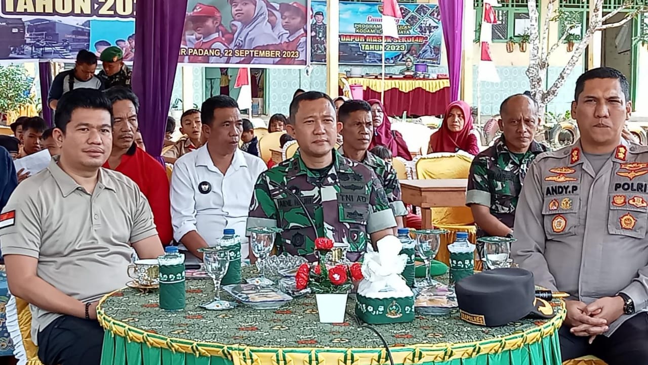Bantu Turunkan Stunting, TNI Masuk Dapur Sekolah di Bengkulu Utara