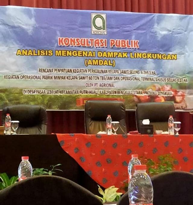 Amdal Syarat Wajib yang Harus Dipenuhi Agricinal untuk Mendapat Izin, Berikut Kerangan DPMTSP Bengkulu Utara