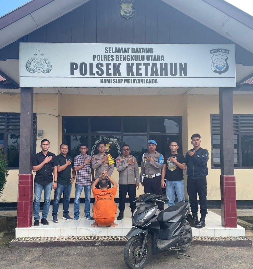 Polsek Ketahun Bekuk Pelaku Pencurian Motor di Giri Kencana, Dua Orang Ditetapkan DPO