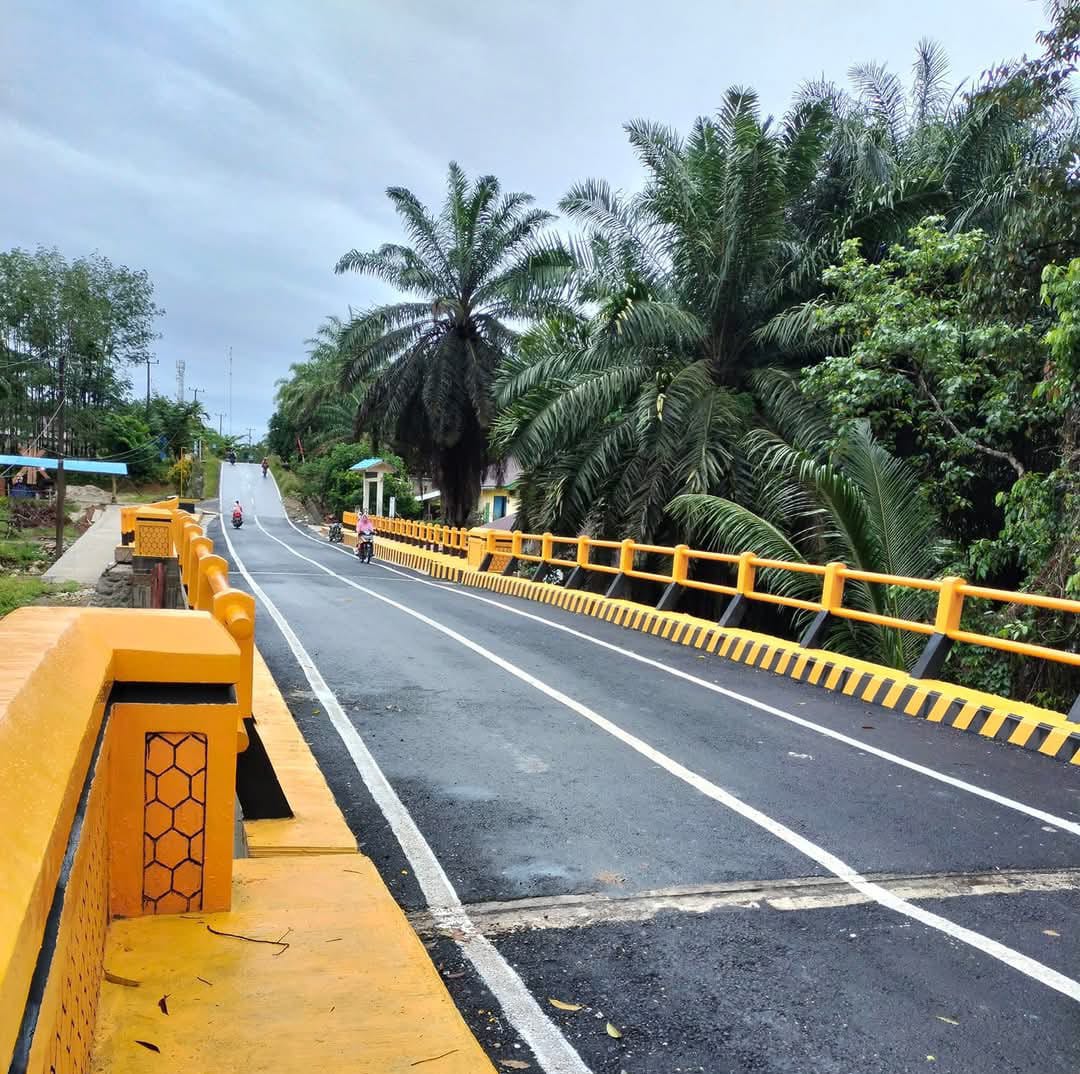 Kendati Dalam Masa Perawatan, Jembatan Senilai Hampir Rp4 Miliar di Air Muring Sudah Dibuka untuk Umum