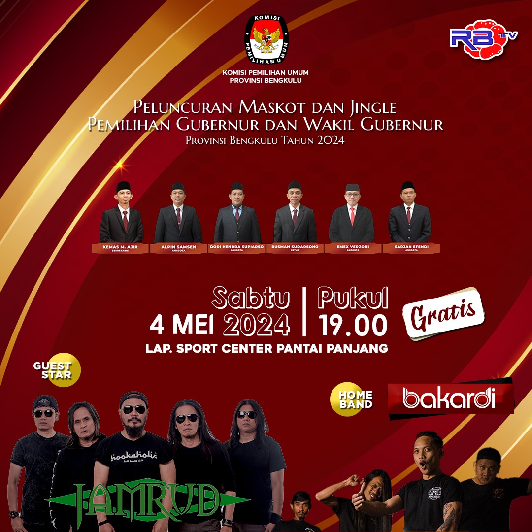 Band Jamrud Bakal Meriahkan Peluncuran Maskot dan Jingle Pilkada ...