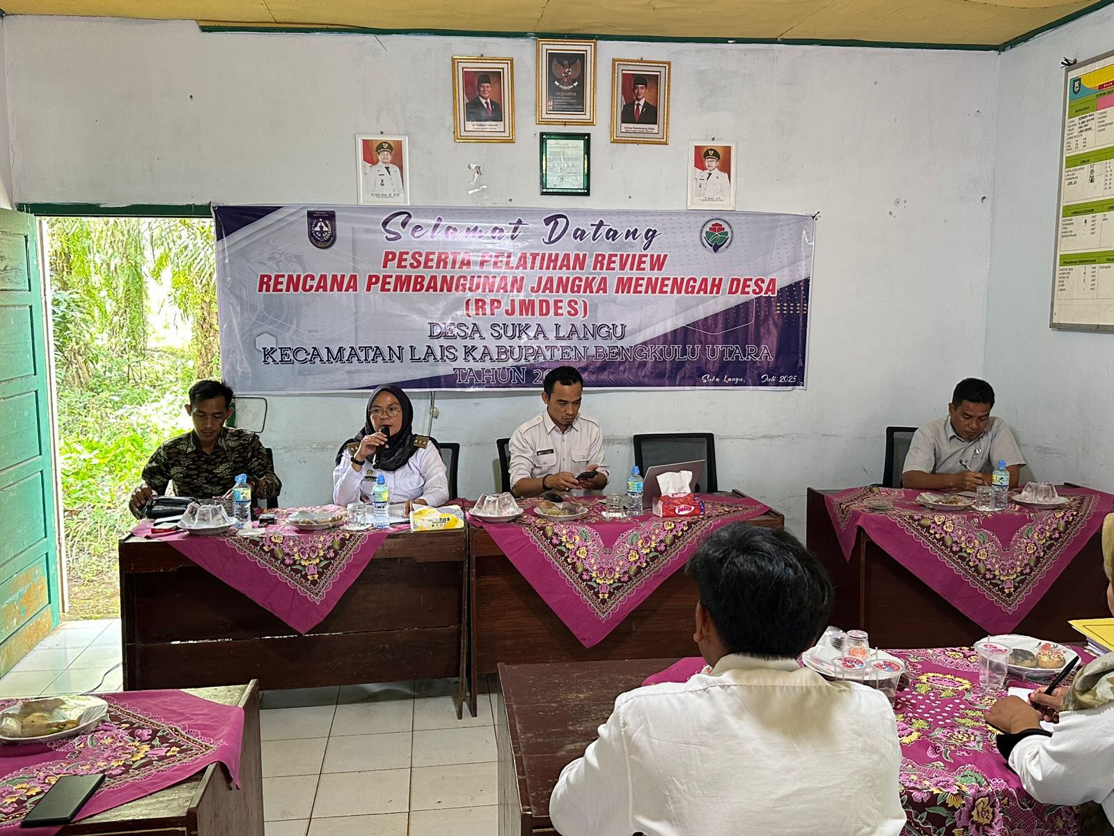 Demi Majukan Desa, Aparatur Desa Suka Langu Ikuti Pelatihan RPJMDes