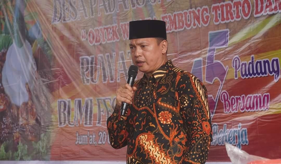 Hadiri Ruwat Festival Bumi HUT Desa Padang Jaya, Ini Harapan Sekda Bengkulu Utara 