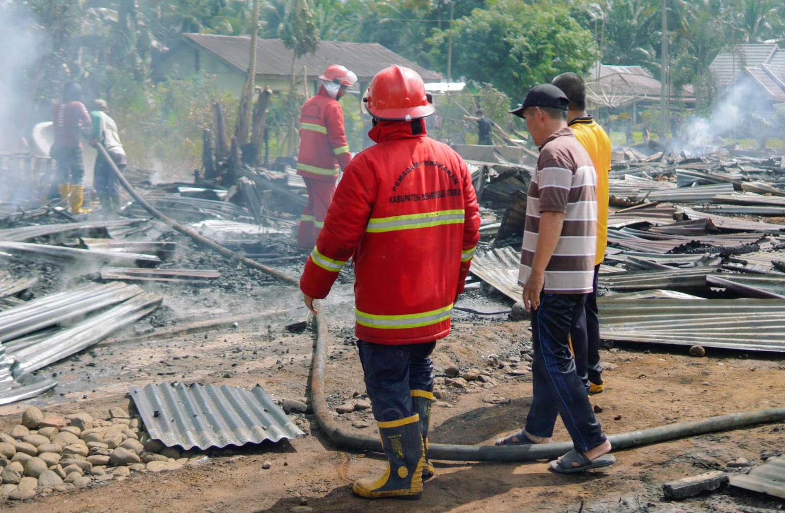 Hingga H+7 Idul Fitri, Belasan Tempat Tinggal dan Lapak Pedagang Terbakar