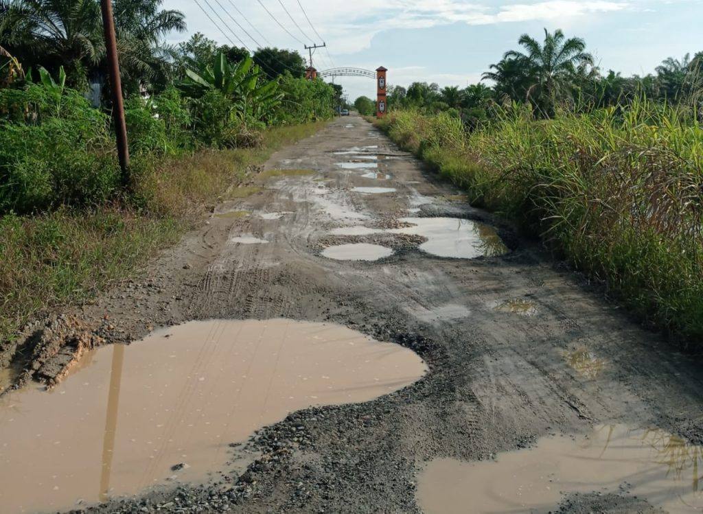 Kades Berharap Program Inpres Akomodir Pengaspalan Jalan Provinsi dari Simpang Batu-Marga Bakti