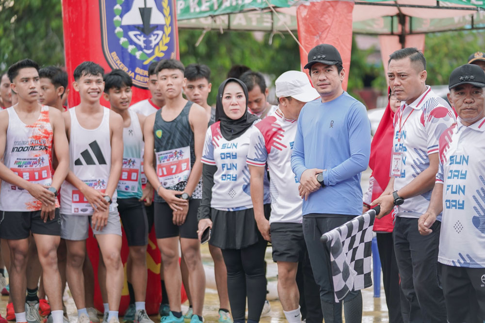 Lepas Kegiatan Fun Run, Bupati Ajak Masyarakat Hidup Sehat dengan Olahraga