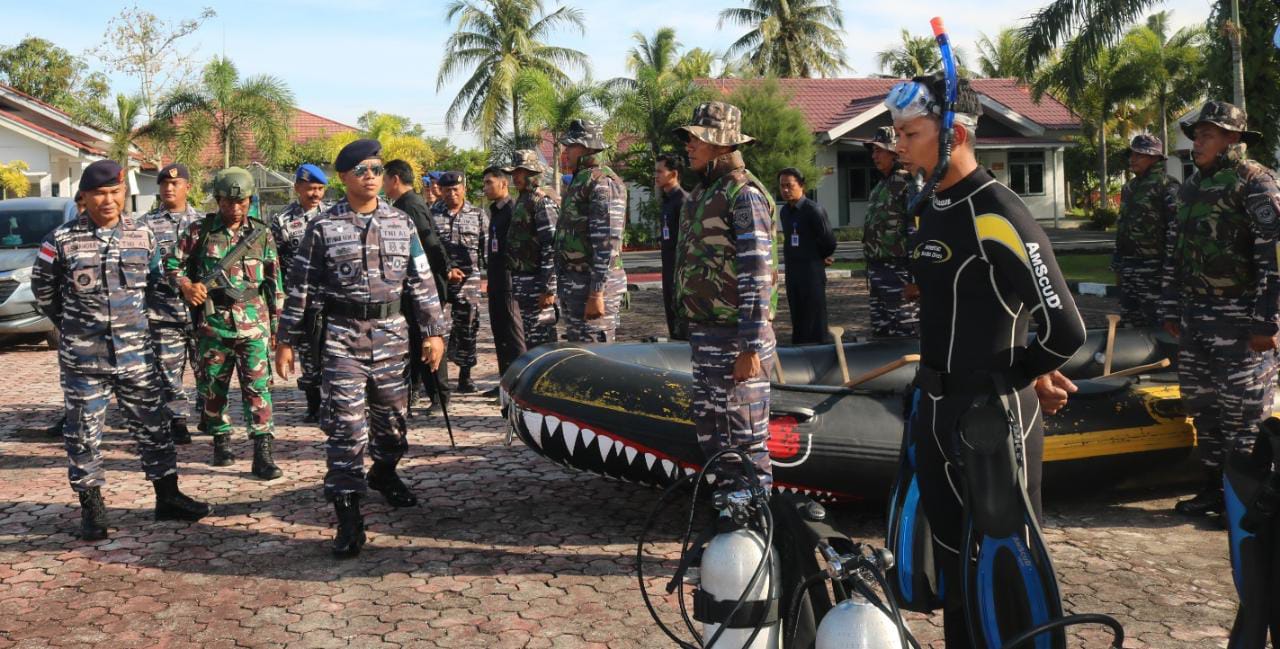 Bina Kesiapsiagaan Prajurit, Lanal Bengkulu Gelar Glagaspur