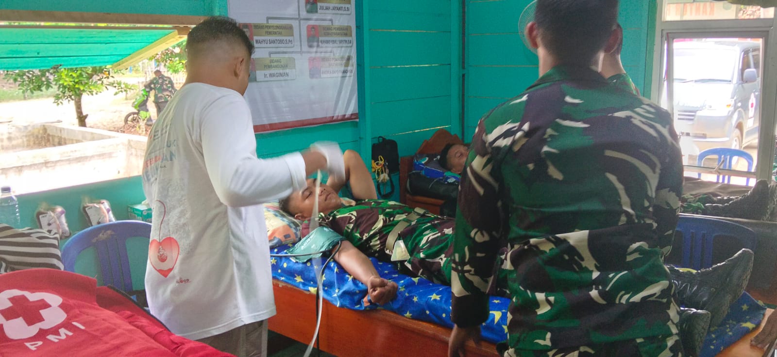 Gandeng TNI Yonif TP 847/VS, Sibat Air Muring &  PMI Bengkulu Utara, Aksi Donor Darah