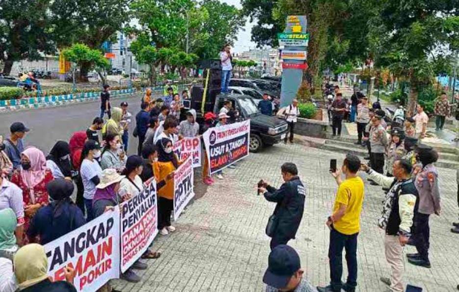 FPR Demo di Depan Kejati Bengkulu, Tuntut Dugaan Penyalahgunaan Dana Publikasi di Kominfotik