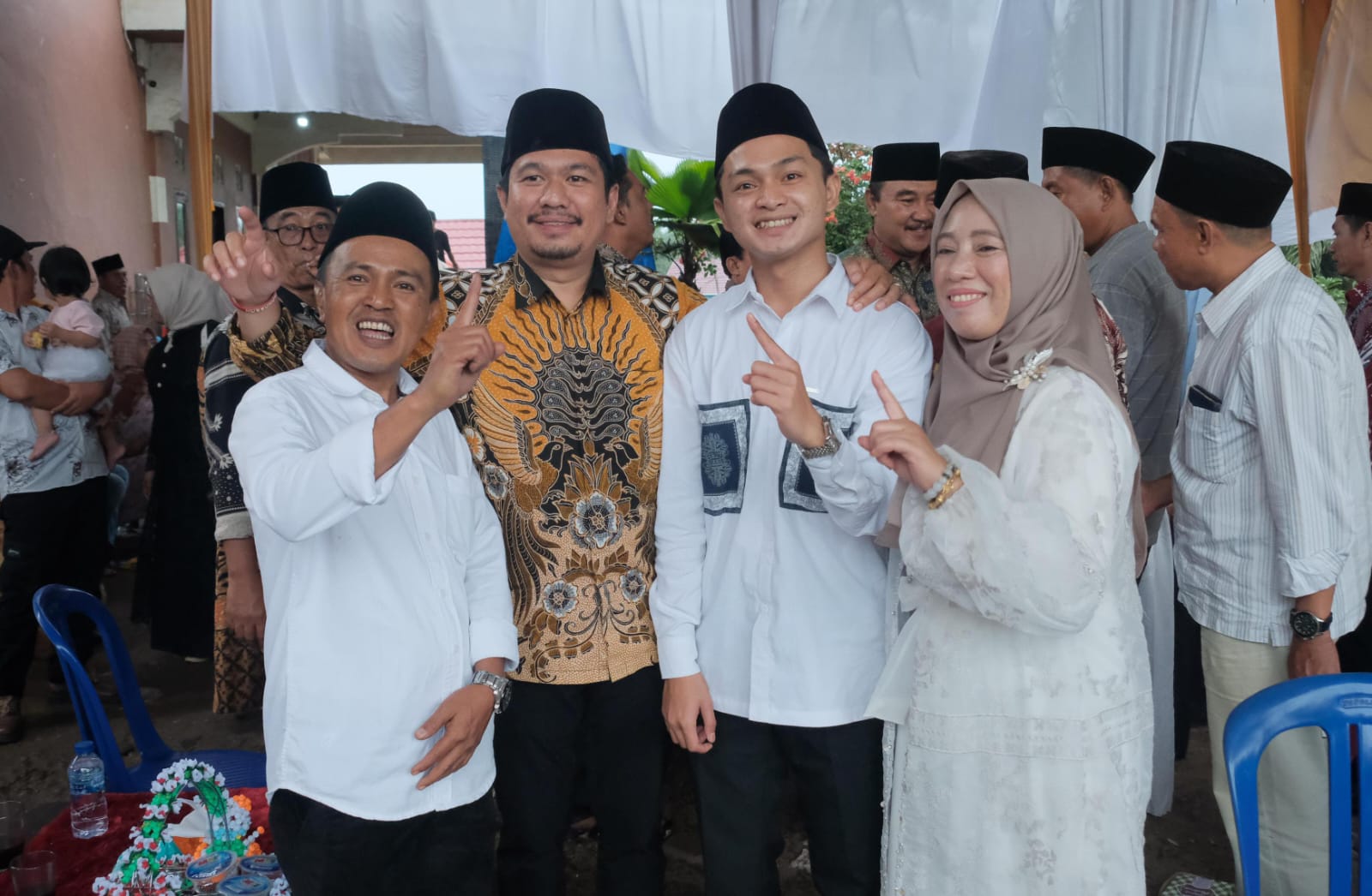 Hadiri Syukuran Waka 1 DPRD Bengkulu Utara, Cabup Arie dapat Dukungan Penuh dari Dapil I untuk Pilkada 2024